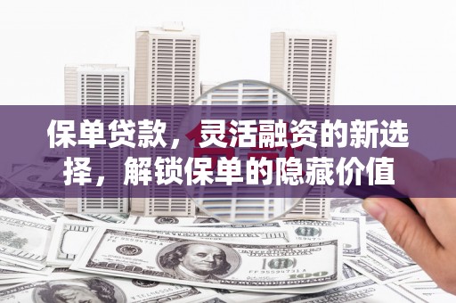 礁溪保单贷款，灵活融资的新选择，解锁保单的隐藏价值