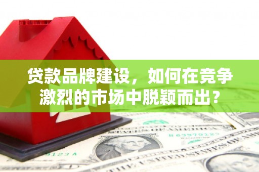 礁溪贷款品牌建设，如何在竞争激烈的市场中脱颖而出？