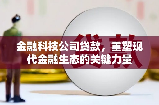 礁溪金融科技公司贷款，重塑现代金融生态的关键力量