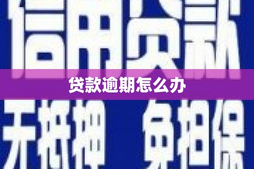 礁溪贷款逾期怎么办