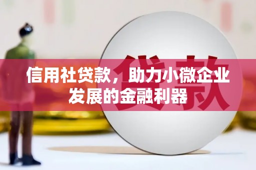 礁溪信用社贷款，助力小微企业发展的金融利器
