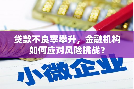 礁溪贷款不良率攀升，金融机构如何应对风险挑战？